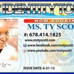 International Gospel Poet & Rapper Ms. Ty Scott Presents: "The Identity Tour"